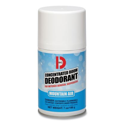 Metered Concentrated Room Deodorant, Mountain Air Scent, 7 oz Aerosol Spray, 12/Carton1