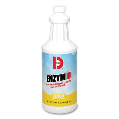 Enzym D Digester Liquid Deodorant, Lemon, 32 oz Bottle, 12/Carton1