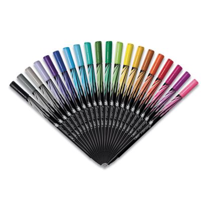 Intensity Porous Point Pen, Stick, Fine 0.4 mm, Assorted Ink and Barrel Colors, 20/Pack1