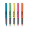 Brite Liner Grip Pocket Highlighter, Assorted Ink Colors, Chisel Tip, Assorted Barrel Colors, 5/Set1