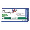 Intensity Low Odor Fine Point Dry Erase Marker, Fine Bullet Tip, Green, Dozen2