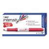Intensity Low Odor Fine Point Dry Erase Marker, Fine Bullet Tip, Red, Dozen2