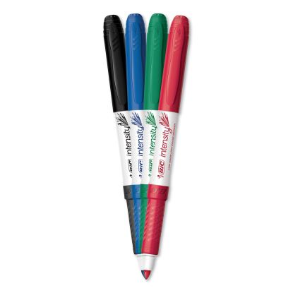 Intensity Low Odor Fine Point Dry Erase Marker, Fine Bullet Tip, Assorted Colors, 4/Set1