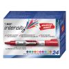 Intensity Advanced Dry Erase Marker, Tank-Style, Broad Chisel Tip, Assorted Colors, 24/Pack2