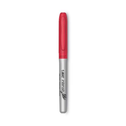 Intensity Fine Tip Permanent Marker, Fine Bullet Tip, Rambunctious Red, Dozen1