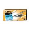 Round Stic Grip Xtra Comfort Ballpoint Pen, Stick, Fine 0.8 mm, Black Ink, Gray/Black Barrel, Dozen2