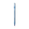 Round Stic Xtra Life Ballpoint Pen Xtra-Value Pack, Stick, Medium 1.2 mm, Blue Ink, Gray Barrel, 240/Carton1