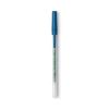 Ecolutions Round Stic Ballpoint Pen Value Pack, Stick, Medium 1 mm, Blue Ink, Clear Barrel, 50/Pack1