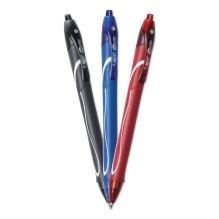 Gel-ocity Quick Dry Gel Pen, Retractable, Fine 0.7 mm, Three Assorted Ink and Barrel Colors, Dozen1