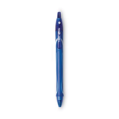 Gel-ocity Quick Dry Gel Pen, Retractable, Medium 0.7 mm, Blue Ink, Blue Barrel, Dozen1