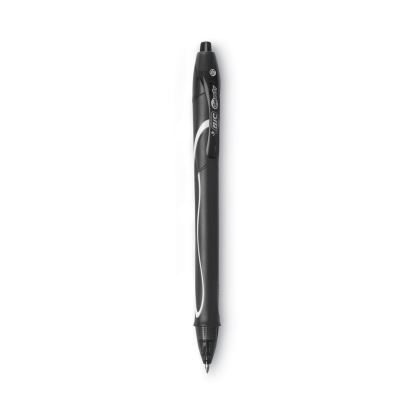 Gel-ocity Quick Dry Gel Pen, Retractable, Medium 0.7 mm, Black Ink, Black Barrel, Dozen1