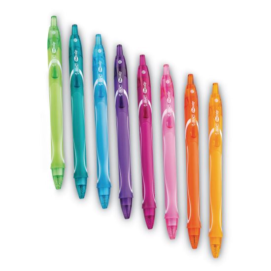 Gel-ocity Quick Dry Gel Pen, Retractable, Medium 0.7 mm, Assorted Ink and Barrel Colors, 8/Pack1