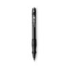 Gel-ocity Gel Pen, Retractable, Medium 0.7 mm, Black Ink, Translucent Black Barrel, Dozen1