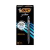 Gel-ocity Gel Pen, Retractable, Medium 0.7 mm, Black Ink, Translucent Black Barrel, Dozen2