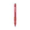 Gel-ocity Gel Pen, Retractable, Medium 0.7 mm, Red Ink, Translucent Red Barrel, Dozen1