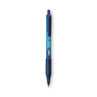 Soft Feel Ballpoint Pen Value Pack, Retractable, Medium 1 mm, Blue Ink, Blue Barrel, 36/Pack1