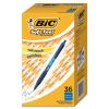 Soft Feel Ballpoint Pen Value Pack, Retractable, Medium 1 mm, Blue Ink, Blue Barrel, 36/Pack2