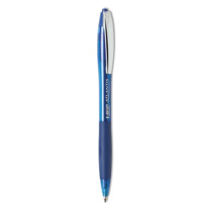 GLIDE Ballpoint Pen, Retractable, Medium 1 mm, Blue Ink, Blue Barrel, Dozen1