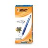 Velocity Easy Glide Ballpoint Pen, Retractable, Medium 1 mm, Blue Ink, Translucent Blue Barrel, Dozen2