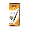 Velocity Easy Glide Ballpoint Pen, Retractable, Medium 1 mm, Black Ink, Translucent Black Barrel, Dozen2