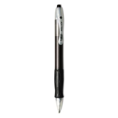 Velocity Easy Glide Ballpoint Pen Value Pack, Retractable, Medium 1 mm, Black Ink, Black Barrel, 36/Pack1