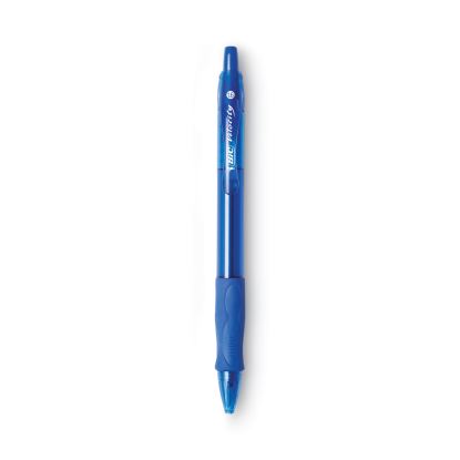 GLIDE Bold Ballpoint Pen, Retractable, Bold 1.6 mm, Blue Ink, Translucent Blue Barrel, Dozen1