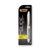 GLIDE Bold Ballpoint Pen, Retractable, Bold 1.6 mm, Blue Ink, Translucent Blue Barrel, Dozen2