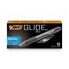 GLIDE Bold Ballpoint Pen, Retractable, Bold 1.6 mm, Black Ink, Smoke Barrel, Dozen2