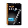 GLIDE Bold Ballpoint Pen Value Pack, Retractable, Bold 1.6 mm, Black Ink, Black Barrel, 36/Pack2