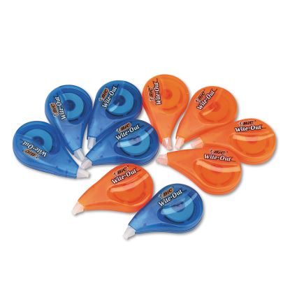 Wite-Out EZ Correct Correction Tape Value Pack, Non-Refillable, 1/6" x 472", 10/Box1