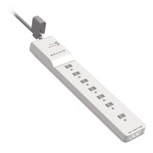 Home/Office Surge Protector, 7 Outlets, 6 ft Cord, 2320 Joules, White1