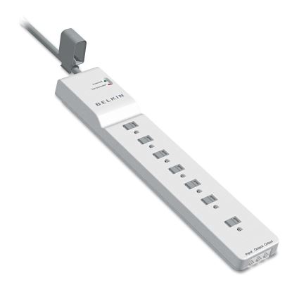 Home/Office Surge Protector, 7 Outlets, 12 ft Cord, 2160 Joules, White1
