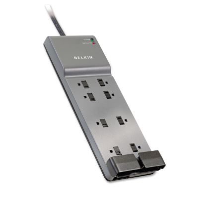 Home/Office Surge Protector, 8 Outlets, 6 ft Cord, 3390 Joules, White1