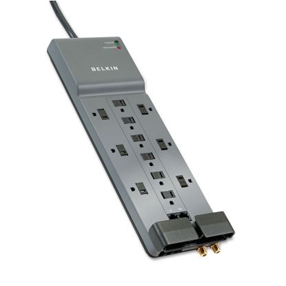 Professional Series SurgeMaster Surge Protector, 12 Outlets, 10 ft Cord, Gray1