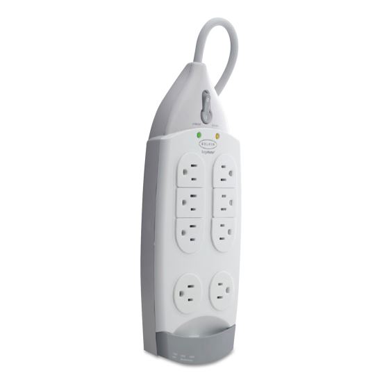 SurgeMaster Home Series Surge Protector, 7 Outlets, 12 ft Cord, 1045 J, White1