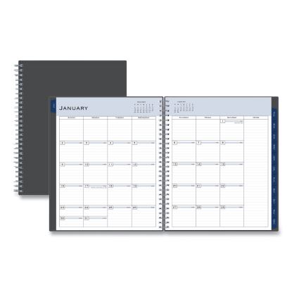 Passages Monthly Planner, 10 x 8, Charcoal Cover, 12-Month (Jan to Dec): 20231