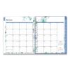 Lindley Monthly Planner, Lindley Floral Artwork, 10 x 8, White/Blue/Green Cover, 12-Month (Jan to Dec): 20232