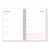 Joselyn Weekly/Monthly Planner, Joselyn Floral Artwork, 8 x 5, Pink/Peach/Black Cover, 12-Month (Jan to Dec): 20232