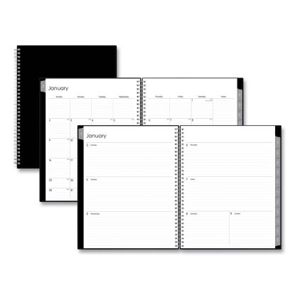Enterprise Weekly/Monthly Planner, Enterprise Formatting, 11 x 8.5, Black Cover, 12-Month (Jan to Dec): 20231