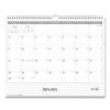 Enterprise Wall Calendar, Enterprise Geometric Artwork, 15 x 12, White/Gray Sheets, 12-Month (Jan to Dec): 20231