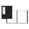 Aligned Business Notebook, 1 Subject, Meeting Notes Format, Narrow Rule, Black Cover, 11 x 8.5, 78 Sheets1