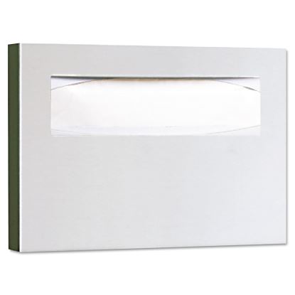 Stainless Steel Toilet Seat Cover Dispenser, ClassicSeries, 15.75 x 2 x 11, Satin Finish1