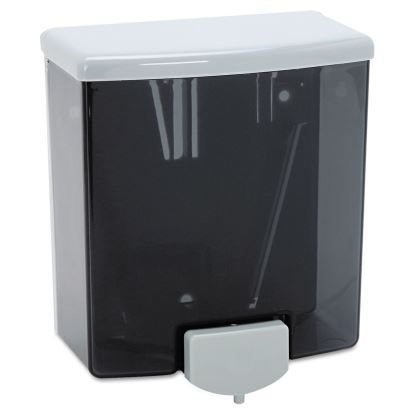 ClassicSeries Surface-Mounted Liquid Soap Dispenser, 40 oz, 5.81 x 3.31 x 6.88, Black/Gray1