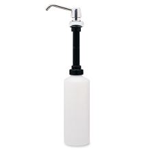 Contura Lavatory-Mounted Soap Dispenser, 34 oz, 3.31 x 4 x 17.63, Chrome/Stainless Steel1