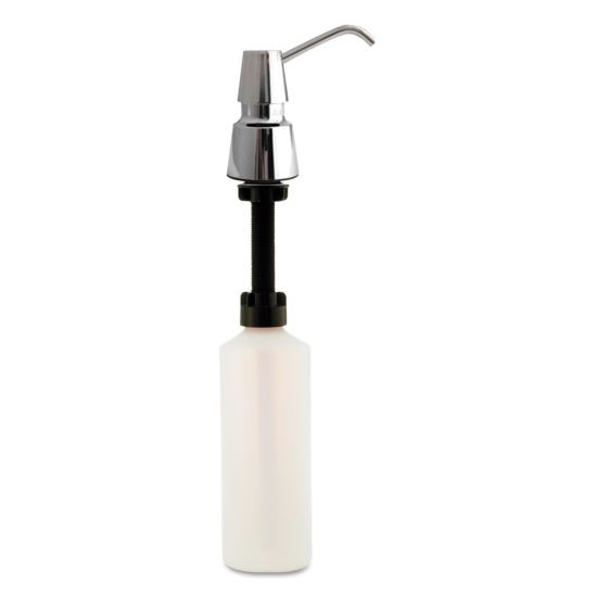 Contura Counter-Mounted Soap Dispenser, 34 oz, 3.31 x 3.31 x 4.5, Stainless Steel1