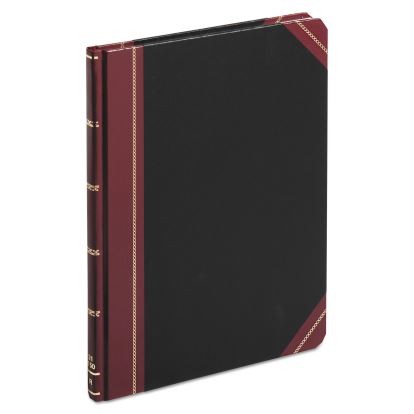 Extra-Durable Bound Book, Single-Page 5-Column Accounting, Black/Maroon/Gold Cover, 10.13 x 7.78 Sheets, 150 Sheets/Book1