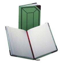 Account Record Book, Record-Style Rule, Green/Black/Red Cover, 12.13 x 7.44 Sheets, 300 Sheets/Book1