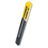 Straight Handle Knife w/Retractable 13 Point Snap-Off Blade, Yellow/Gray1
