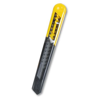 Straight Handle Knife w/Retractable 13 Point Snap-Off Blade, Yellow/Gray1
