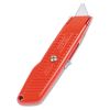 Interlock Safety Utility Knife w/Self-Retracting Round Point Blade, Red Orange1